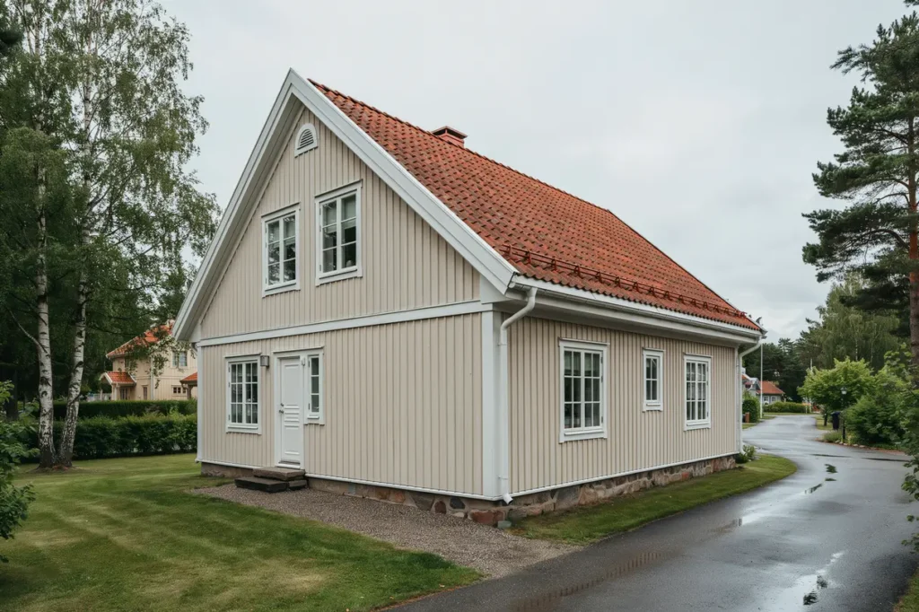 byte av vindskivepl t och fotpl t p villa i neglinge saltsj baden